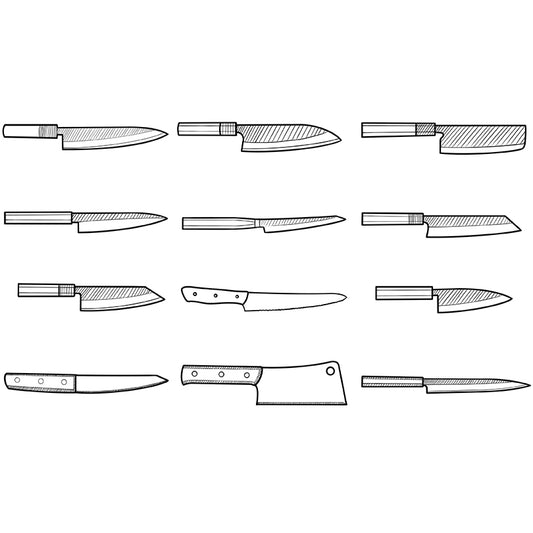 Types of Japanese knives