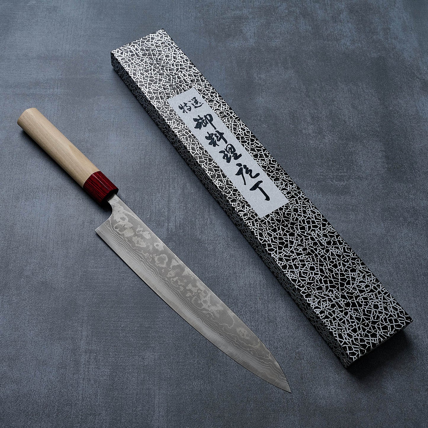 Nao Yamamoto Sujihiki Knives (Carving Knife) 240mm, VG10 steel-damascus clad