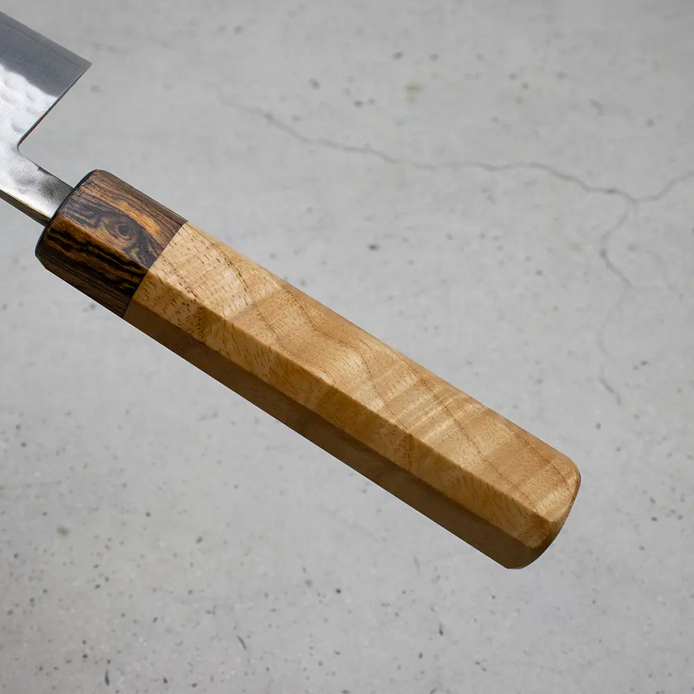 Ohishi x Brook Turner Gyuto 210mm SLD Steel | Bocote + Ash Custom Japanese Knife