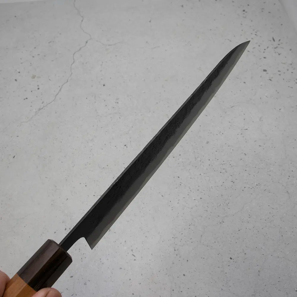 Hitohira Futana Gyuto (Chefs Knife) Kuro, Nashiji, 240mm