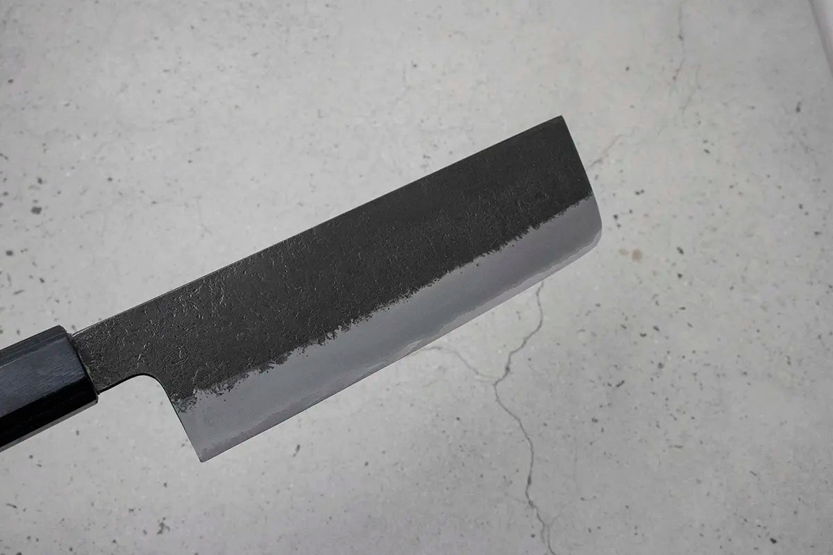 Mutsumi Hinoura Nakiri (Vegetable Knife) Super Blue Steel, 165mm
