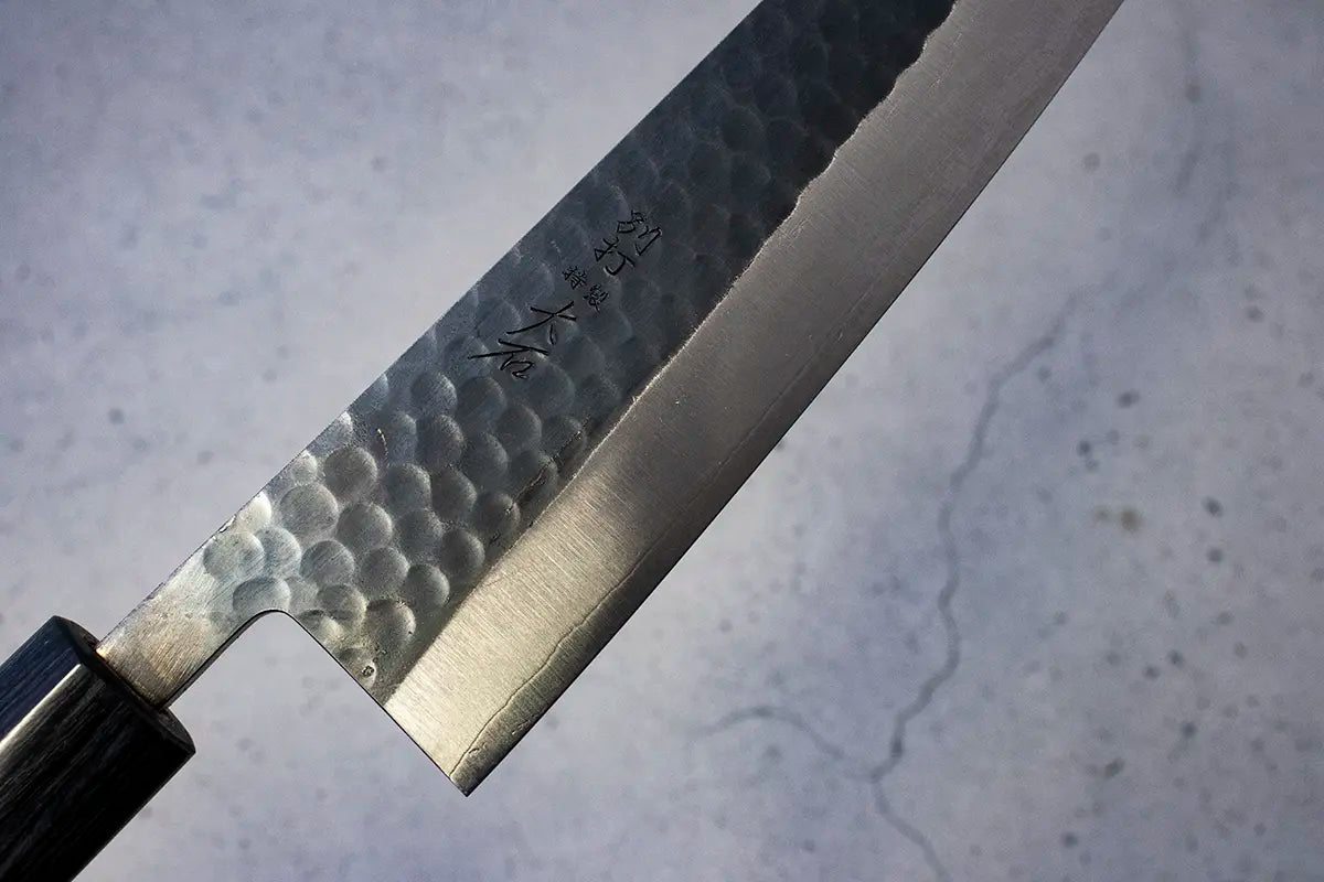 Ohishi Gyuto (Chefs Knife) Blue Steel #2, Kuro, 210mm