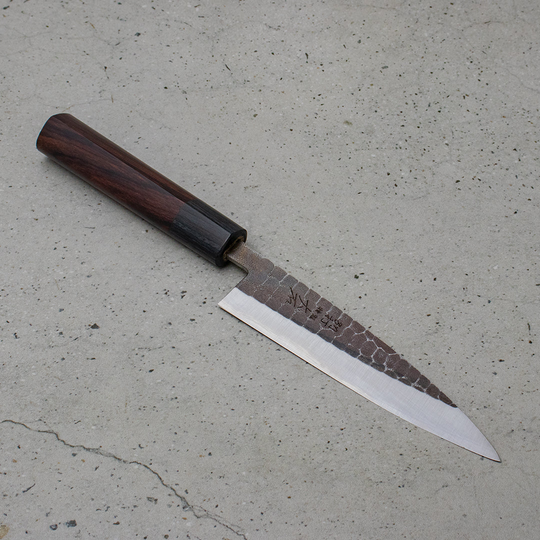 Ohishi Petty (Utility Knife) Blue Steel #2, Kuro, 135mm