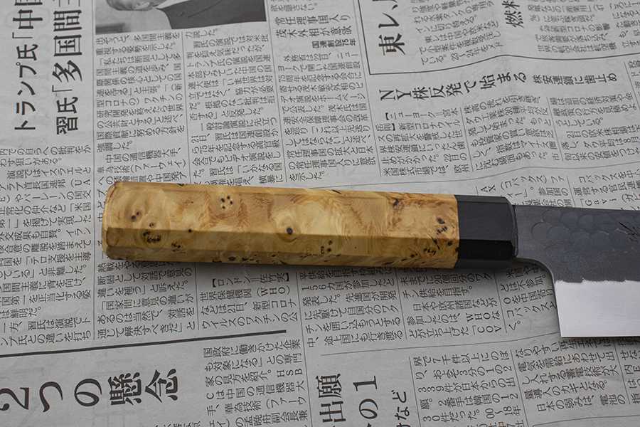 Ohishi x Brook Turner Gyuto (Chefs Knife) Blue Steel #2, 210mm No.6