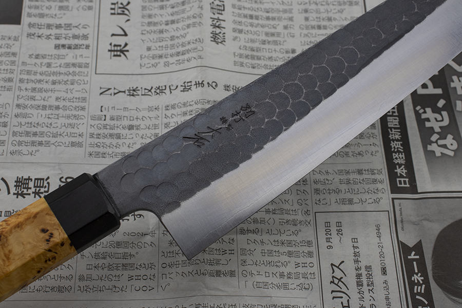 Ohishi x Brook Turner Gyuto (Chefs Knife) Blue Steel #2, 210mm No.6