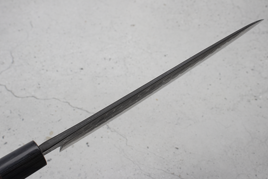 Akifusa Gyuto (Chefs Knife) 210mm, Super Blue Steel, Suminagashi