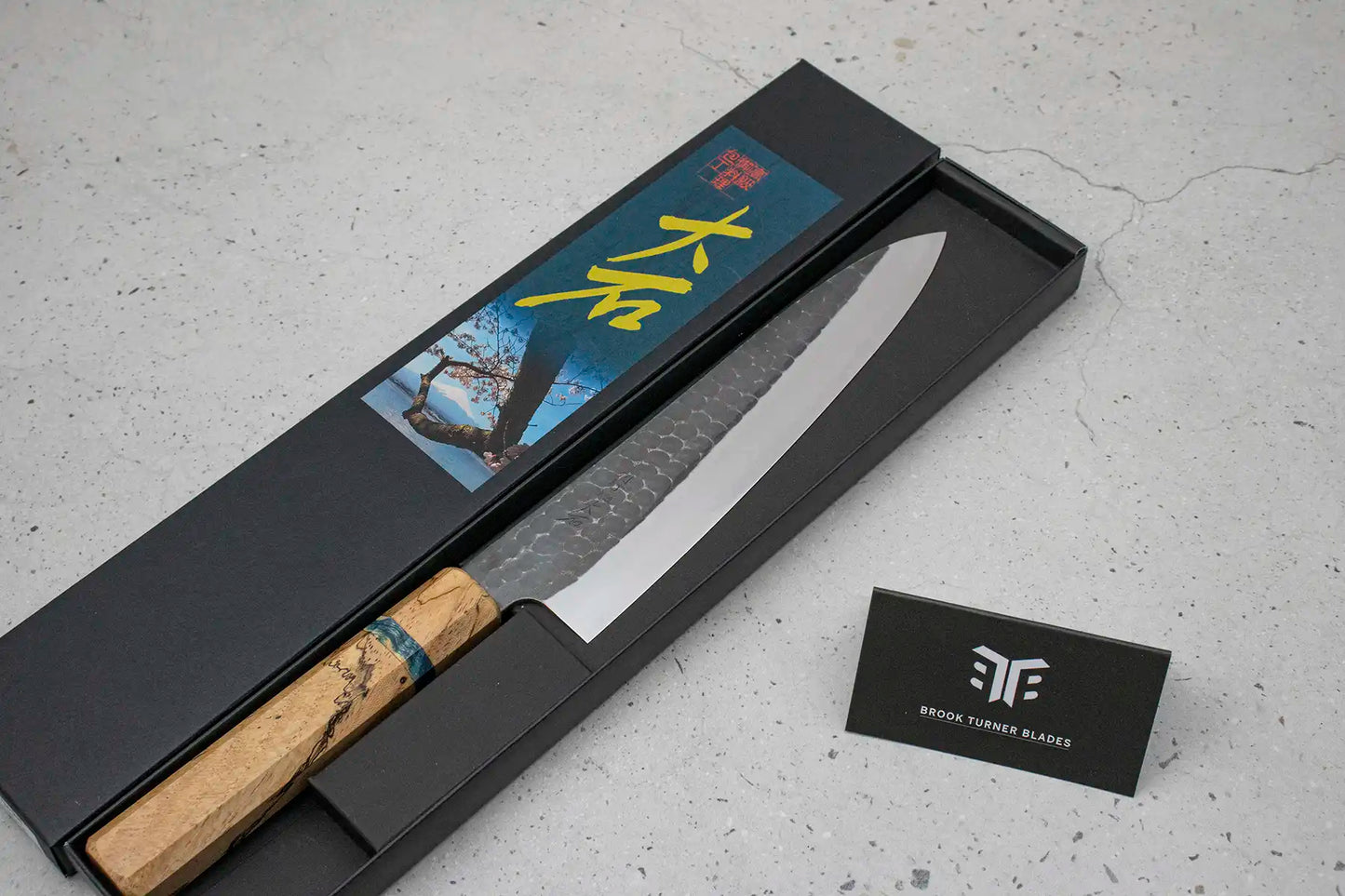 Japanese knives, hand made, custom, chef knife, Australian knife, brook turner, ohishi knives, ohishi
