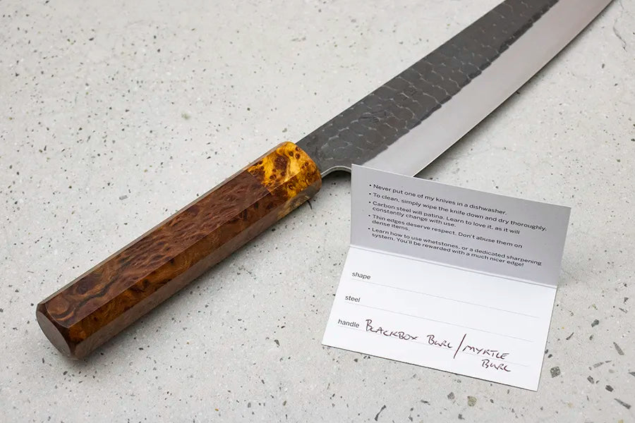 Japanese knives, hand made, custom, chef knife, Australian knife, brook turner, ohishi knives, ohishi