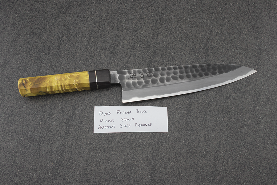 Hitohira Hinode Blade x Brook Turner Handle, Custom #2