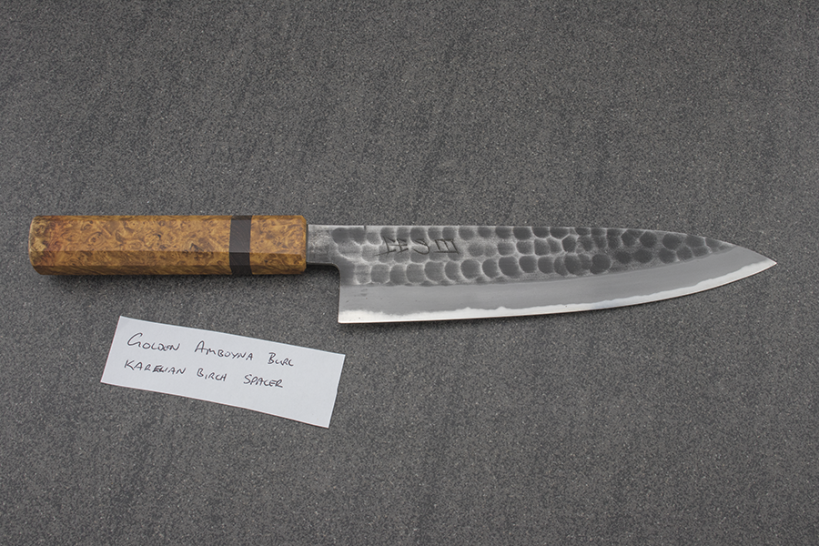 Hitohira Hinode Blade x Brook Turner Handle, Custom #6