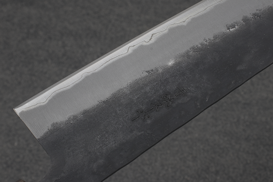 Hitohira Futana Gyuto (Chefs Knife) Kuro, Nashiji, 240mm