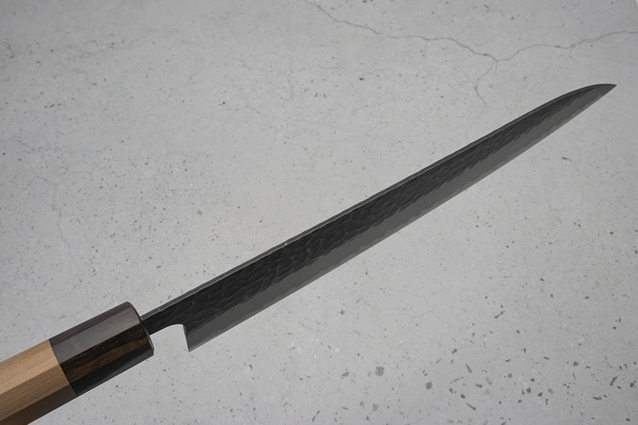 Hitohira Futana Gyuto (Chefs Knife) Kuro, Tsuchime, 240mm: