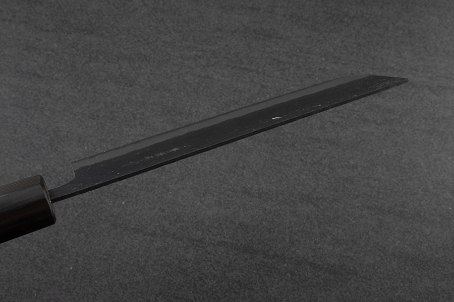 Hitohira Futana Nakiri (Vegetable Knife) Kuro, Tsuchime, 165mm