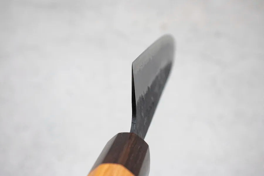 Hitohira Futana Gyuto (Chefs Knife) Kuro, Nashiji, 180mm: