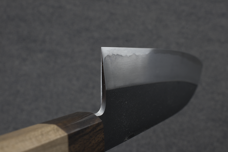 Hitohira, Kikuchiyo x Kyuzo, Santoku (All purpose Knife), White #2 Kurouchi 180mm