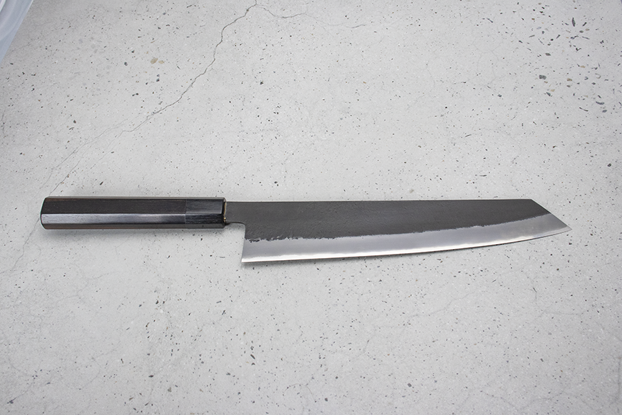 Mutsumi Hinoura Gyuto-Kiritsuke (Hybird) Super Blue Steel, 240mm