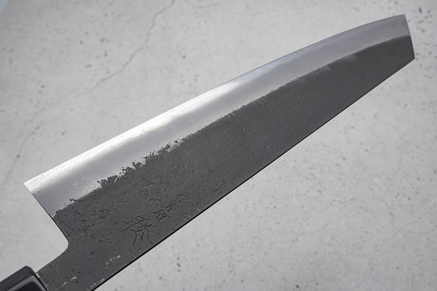 Mutsumi Hinoura Gyuto-Kiritsuke (Hybird) Super Blue Steel, 240mm