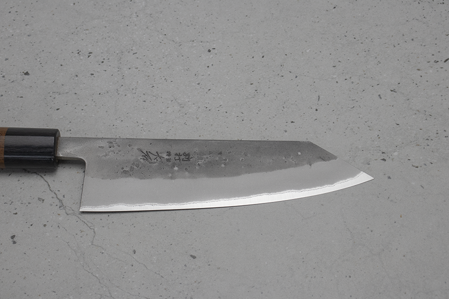 Ohishi Bunka (All purpose Knife) Blue Steel #2, Nashiji, 170mm