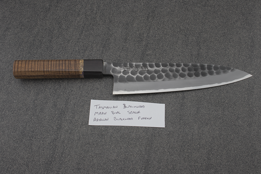 Hitohira Hinode Blade x Brook Turner Handle, Custom #5