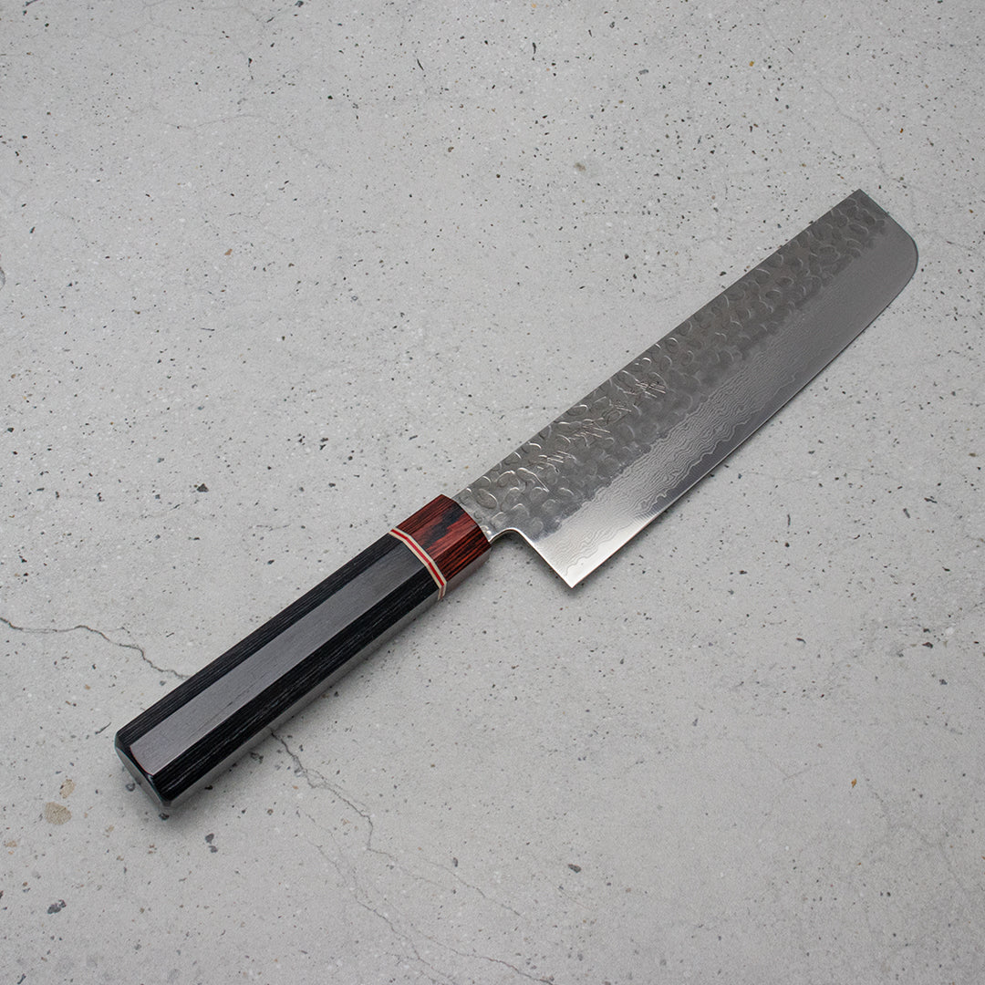 Hitohira ST, Hitohira, damascus, vg10, nakiri, veg knife