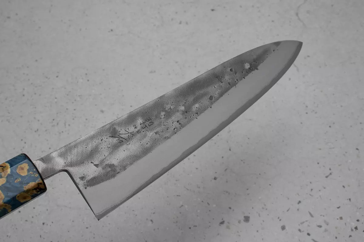 Ohishi x Brook Turner Gyuto (Chefs Knife) Blue Steel #2, 210mm No.4 (2022 batch)