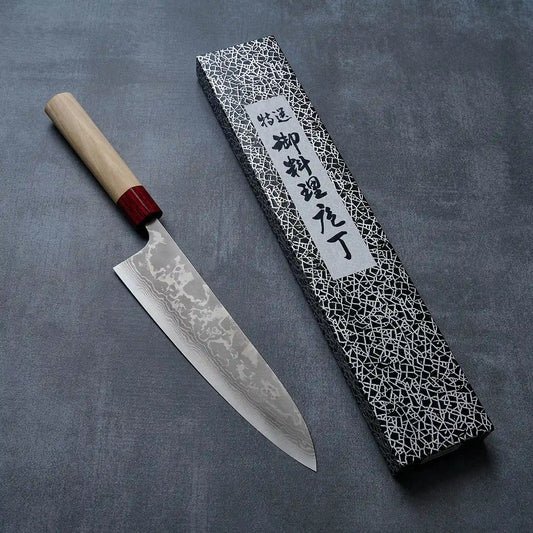 Nao Yamamoto Gyuto (Chefs Knife) 210mm, VG10 steel-damascus clad