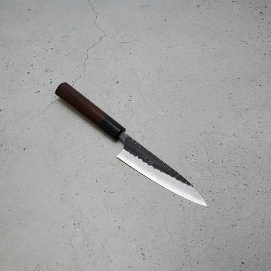 Akifusa Petty (Utility Knife) 120mm, Super Blue Steel, Suminagashi