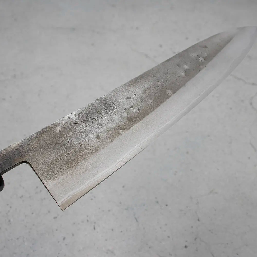Ohishi x Brook Turner Gyuto 210mm Blue Steel #2 | African Blackwood Custom Japanese Knife
