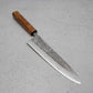 Ohishi x Brook Turner Gyuto 210mm Blue Steel #2 | Amboyna Burl Custom Japanese Knife