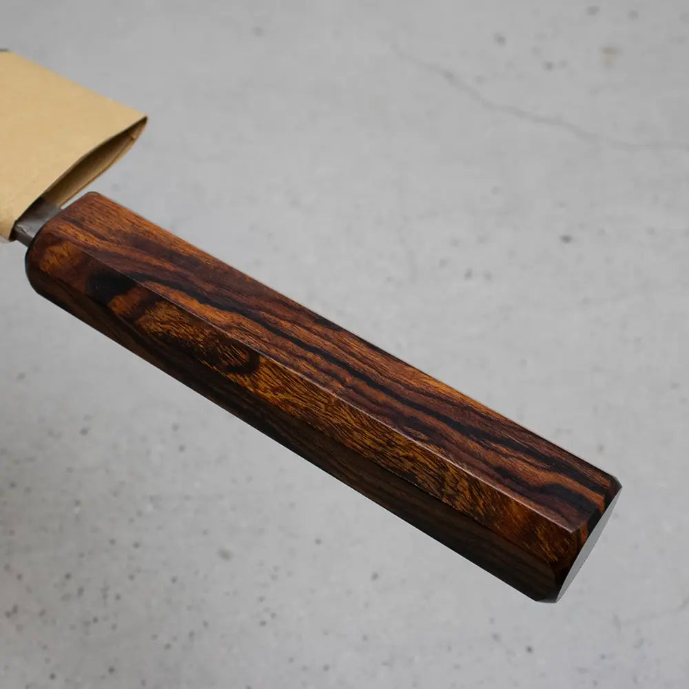 Ohishi x Brook Turner Gyuto 210mm SLD Steel | Arizona Ironwood Custom Japanese Knife