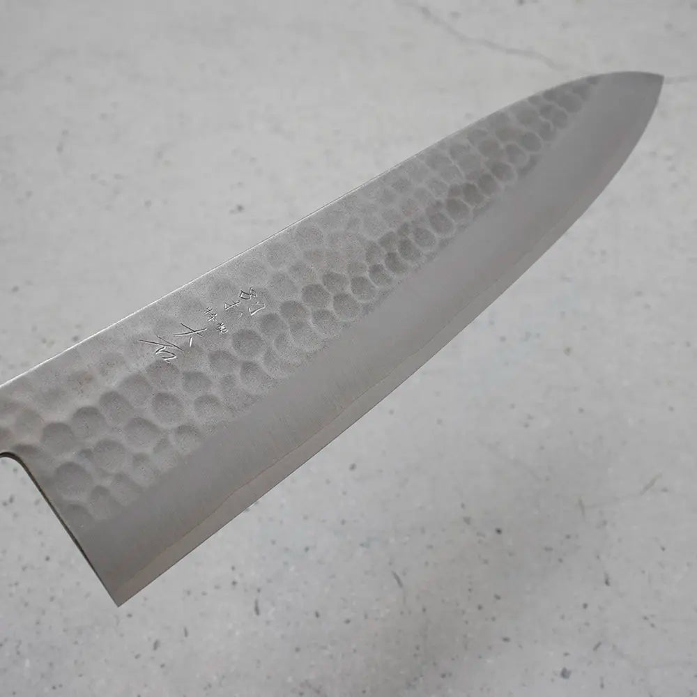 Ohishi x Brook Turner Gyuto 210mm SLD Steel | Arizona Ironwood Custom Japanese Knife