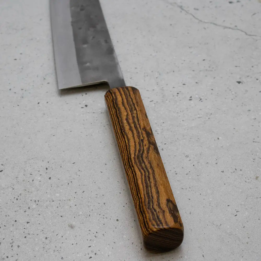 Ohishi x Brook Turner Gyuto 210mm Blue Steel #2 | Bocote Custom Japanese Knife