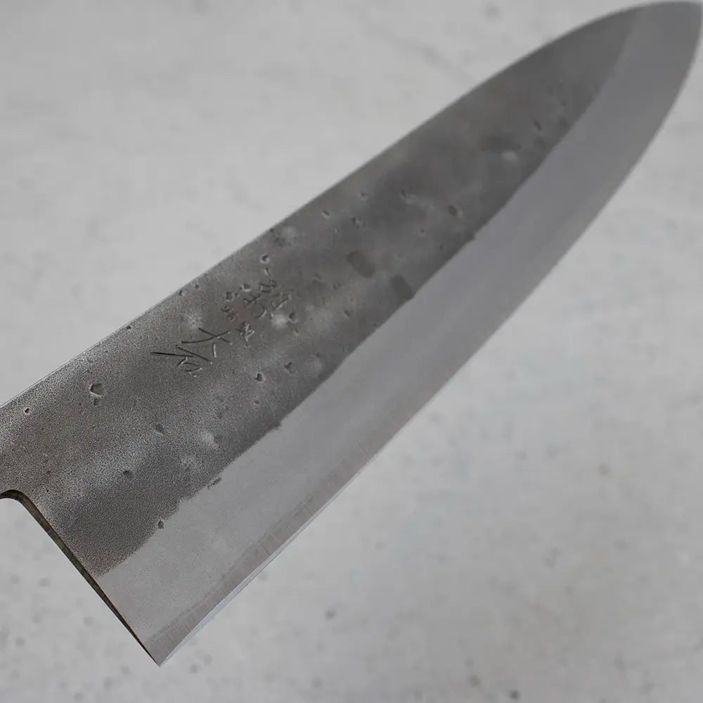 Ohishi x Brook Turner Gyuto 210mm Blue Steel #2 | Burmese Blackwood Custom Japanese Knife