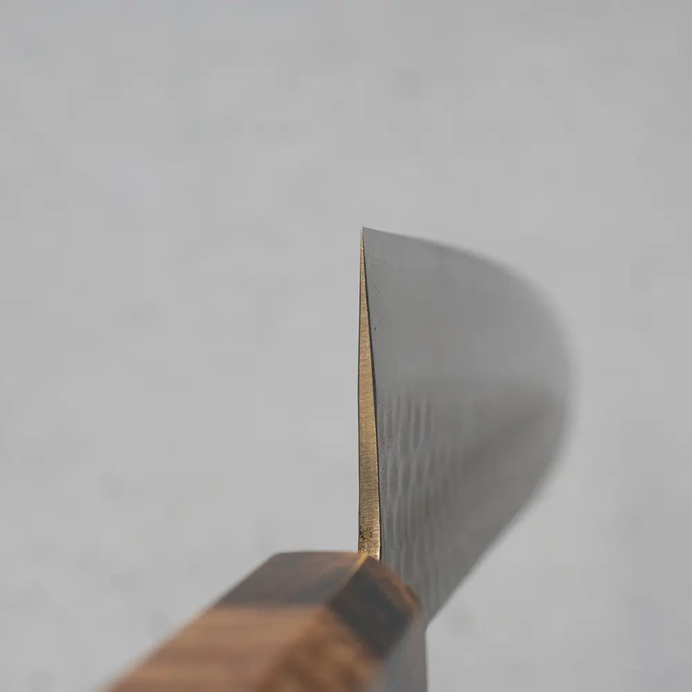Ohishi x Brook Turner Gyuto 210mm SLD Steel |  Masur Birch Custom Japanese Knife