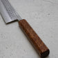 Ohishi x Brook Turner Gyuto 210mm SLD Steel | Redwood Burl Custom Japanese Knife