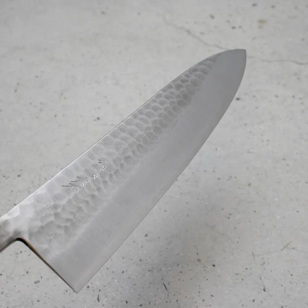 Ohishi x Brook Turner Gyuto 210mm SLD Steel |  Royal Mahogany Custom Japanese Knife