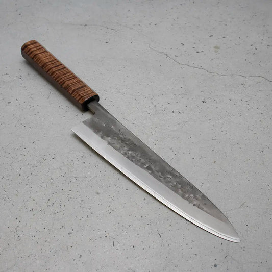 Ohishi x Brook Turner Gyuto 210mm Blue Steel #2 | Tasmanian Blackwood Custom Japanese Knife