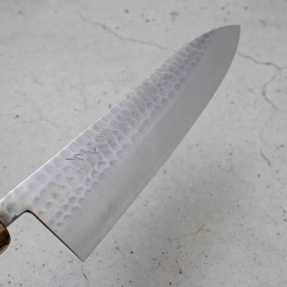 Ohishi x Brook Turner Gyuto 210mm SLD Steel | Bocote + Ash Custom Japanese Knife