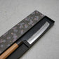 Hitohira Futana Nakiri (Vegetable Knife) Kuro, Tsuchime, 165mm