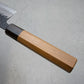 Hitohira Futana Nakiri (Vegetable Knife) Kuro, Tsuchime, 165mm