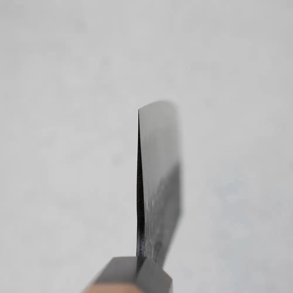 Hitohira Futana Nakiri (Vegetable Knife) Kuro, Tsuchime, 165mm