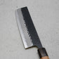 Hitohira Futana Nakiri (Vegetable Knife) Kuro, Tsuchime, 165mm