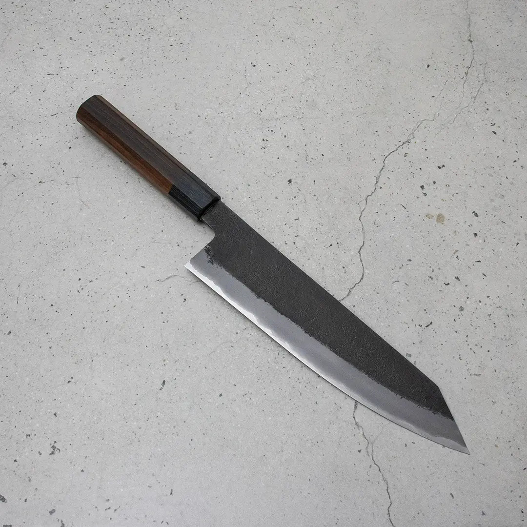 Mutsumi Hinoura Gyuto-Kiritsuke (Hybird) Super Blue Steel, 210mm