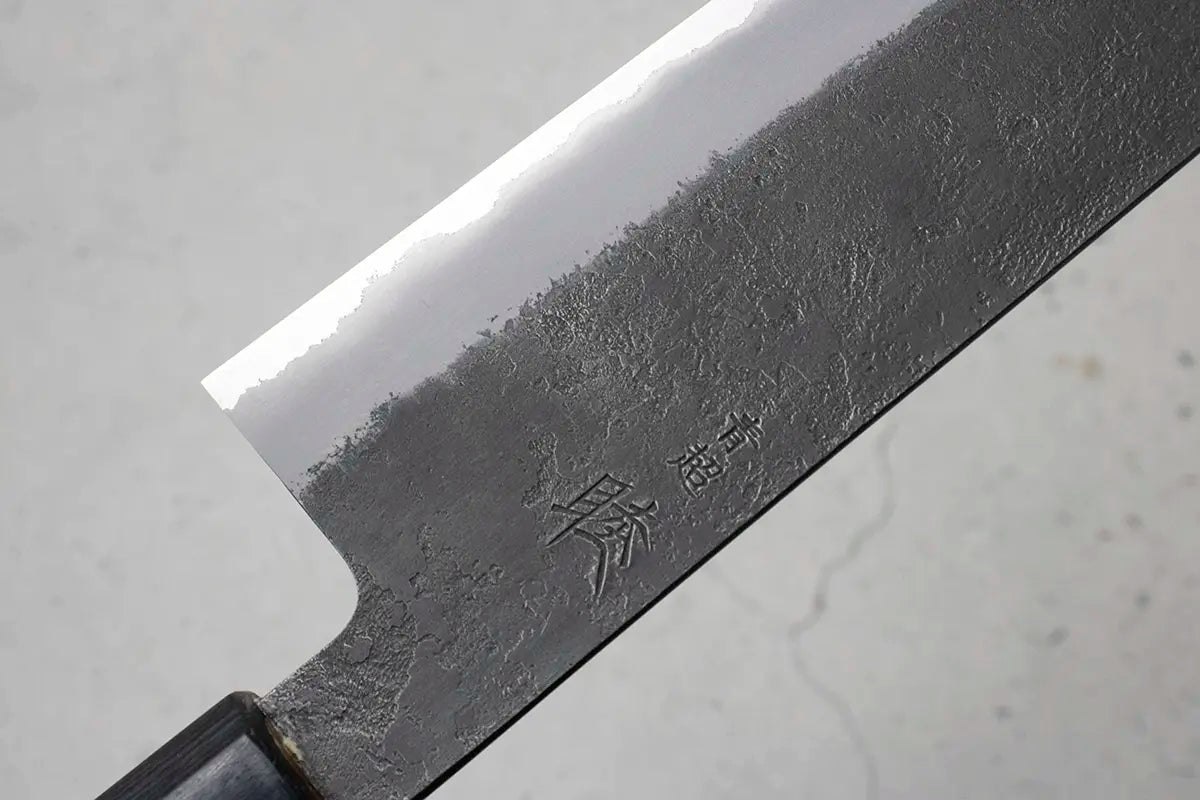 Mutsumi Hinoura Gyuto-Kiritsuke (Hybird) Super Blue Steel, 210mm