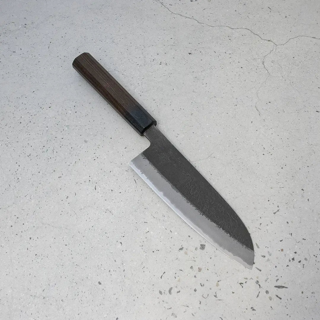 Mutsumi Hinoura Santoku (All purpose Knife) Super Blue Steel, 165mm