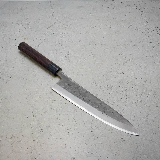 Ohishi Gyuto (Chefs Knife) Blue Steel #2, Nashiji, 210mm