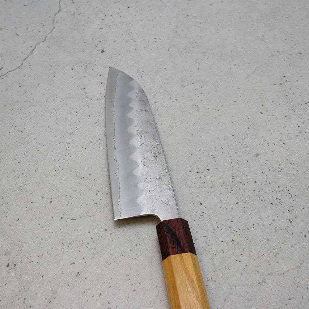 Hitohira Futana S3 Santoku (All purpose Knife) 170mm – Zelkova Handle