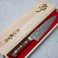 Takeshi Saji Gyuto (Chefs Knife) SG2 Damascus, Ironwood handle 180mm