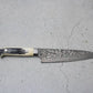 Takeshi Saji Gyuto (Chefs Knife) SG2 Damascus, White stag handle 180mm