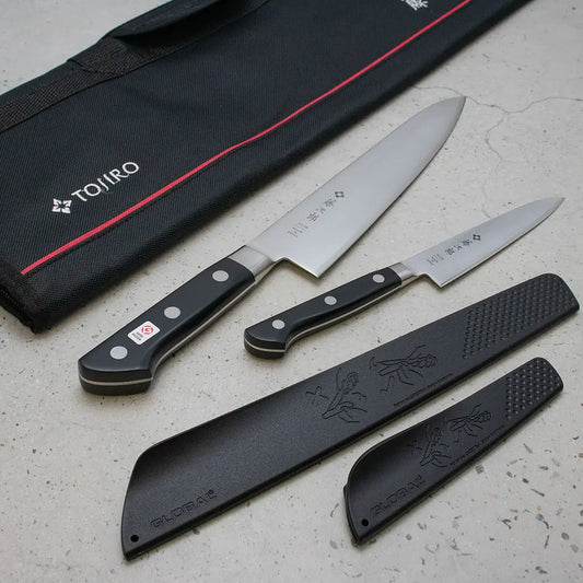 Tojiro Apprentice Upgrade Kit | Gyuto 210mm + Petty 120mm + Knife Bag